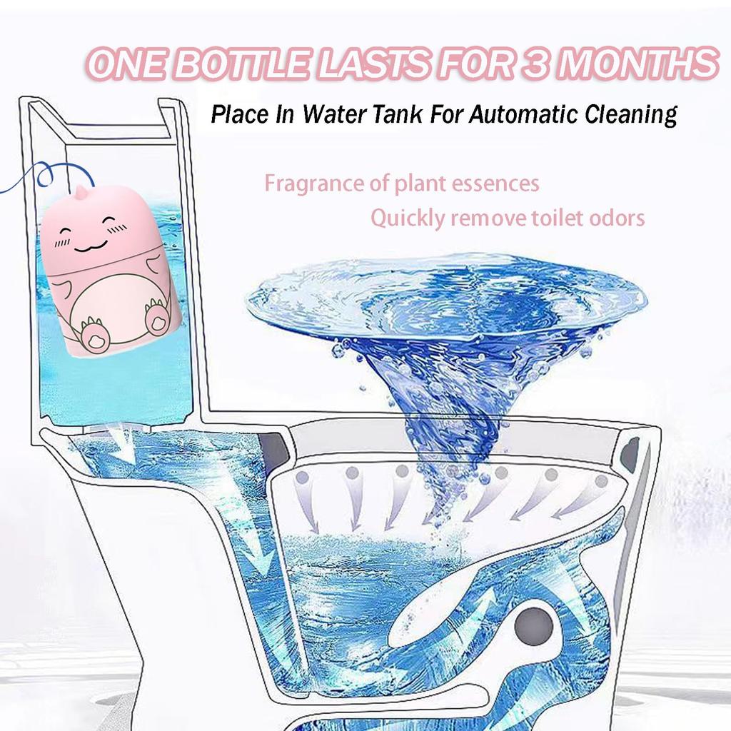 Crazy Toilet Cleaning Tank Cleaner Easy To Use Leaving Looking Fresh Clean and Hygienic Drawstring Design Cute Dinosaur 200g