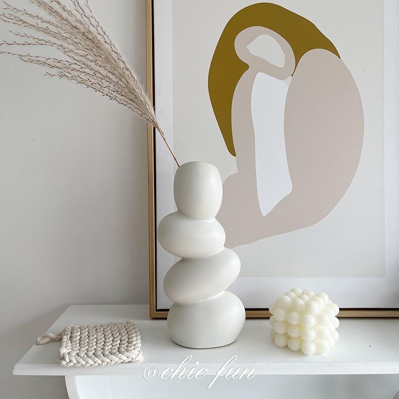 Flower Vases Decorations Decorative Vase Decoration Home Living Room Decoration Accessories House Decor Ceramics & Pottery Table