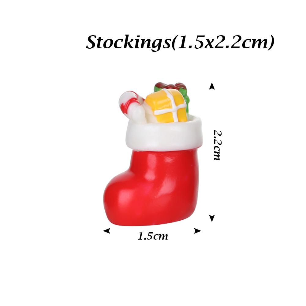 1PC Micro Landscape Toys Fairy Garden Home Decorations Deer Xmas Tree Miniature Snowman Christmas Figurines Santa Claus