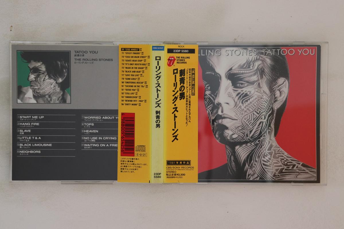 

CD ROLLING STONES - Tattoo You 23DP5580 CBS SONY 1989 Япония Оби Рок Б/У