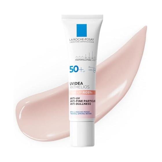 La Roche-Posay UV Idea XL Protection Tone Up Rose + 30ml Sunscreen Makeup Base Burn SPF50+ PA++++ For Face Tone Up Moisturizing Ruddy Transparency