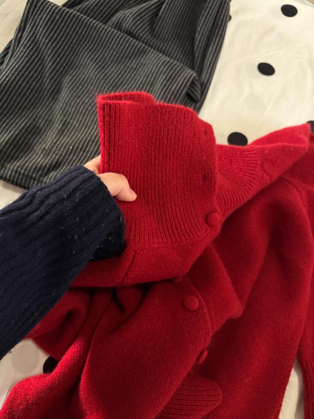 

Женский мягкий вязаный кардиган с высоким воротником - Утепленный свитер-поло для осени/зимы Small