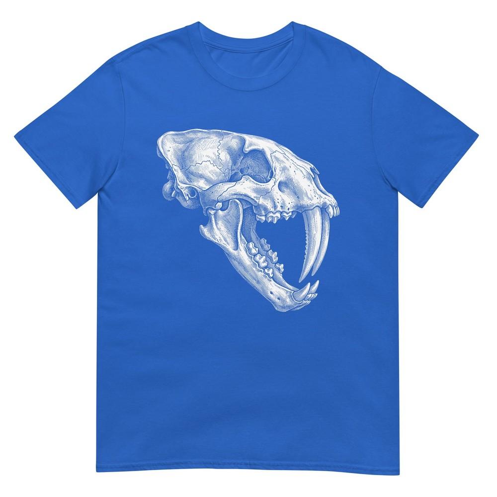Smilodon Skull Saber Toothed Cat Ice Age Fossil Tshirt