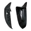 Excellent Facelifted Side Wing Modified for BMW X5 E70 X6 E71 2008-2013 Mirror Cover Caps Bright Black Carbon Fiber Pattern