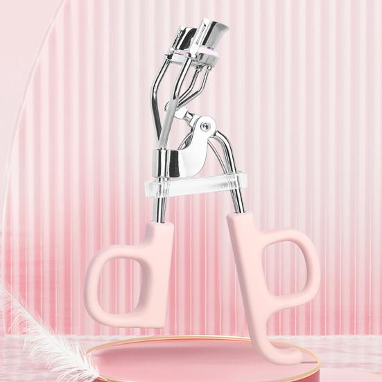 Precision Eyelash Curler with Ergonomic Handle Volumizing Eye Lash Curler Natural Long Lasting Lashes Curling Tools for Women Makeup
