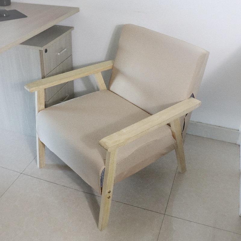 Elastic Single Sofa Cover Solid Universal Wood Chair Cover High Stretch Hotel Living Room Furniture Arm Chair Protector Cover