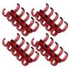 20Pcs Binding Rings Segmented Design Hold 60 Sheets 11mm Binding Thickness Office Supplies
