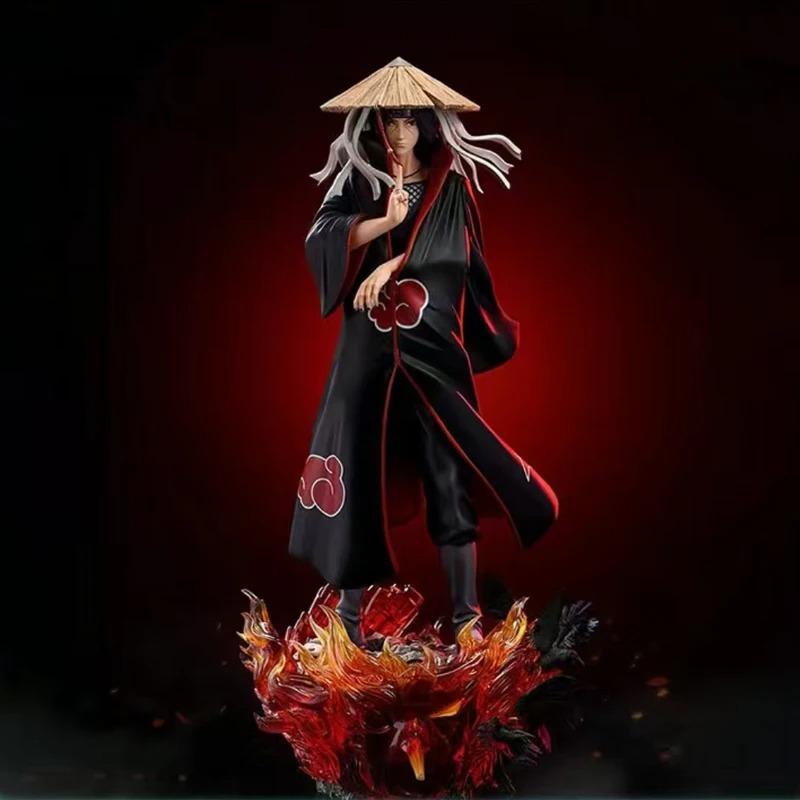 Naruto Anime Model Uchiha Itachi Figurine 40cm PVC Action Statue Desk Ornament Doll Collection Birthday Gifts Toys For Kids
