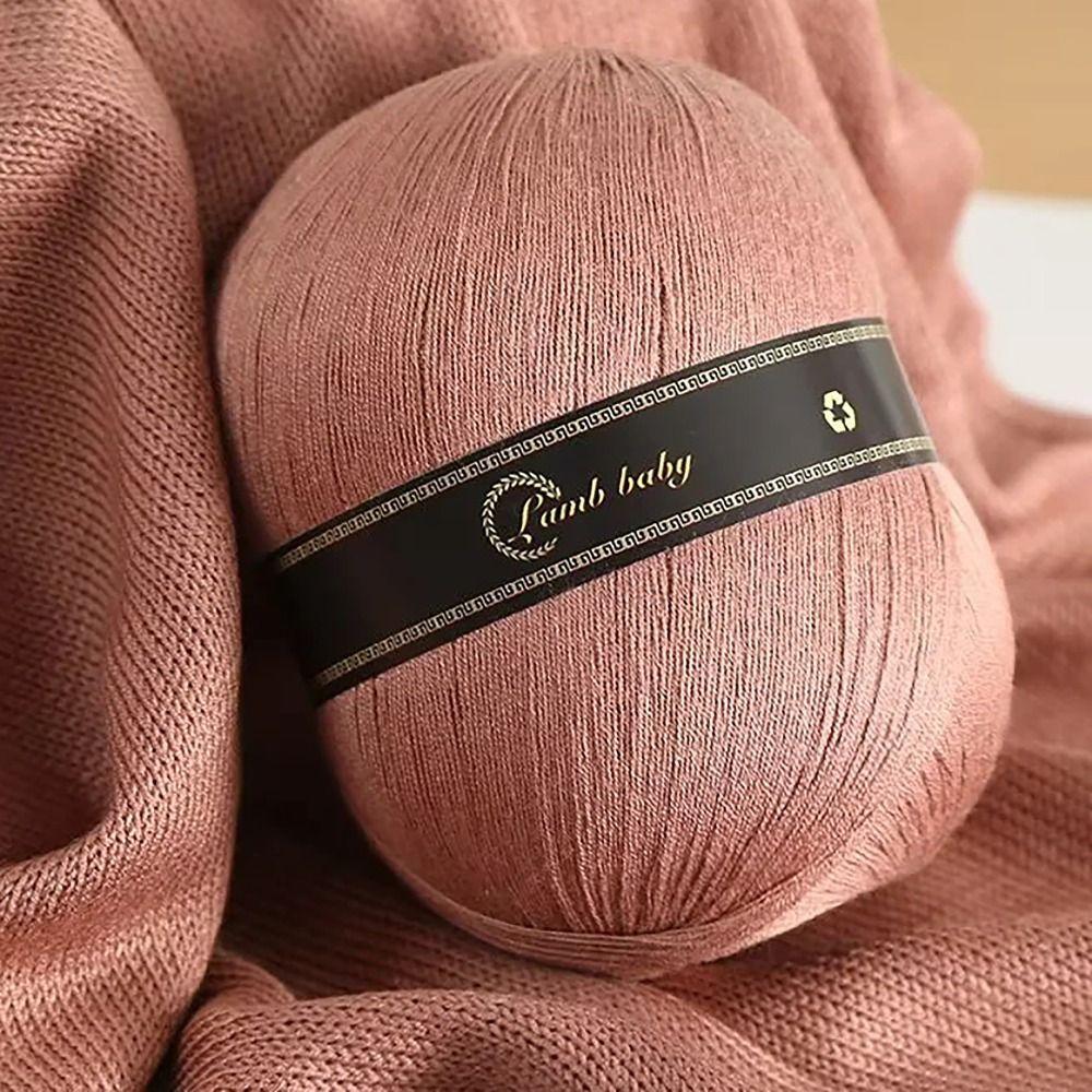 Soft Pure Silk Silk Cotton Yarn Thin Lace Knitting Supplies Hand Knitting Yarn Crochet Yarn For Crocheting Knit Sweater Shawls
