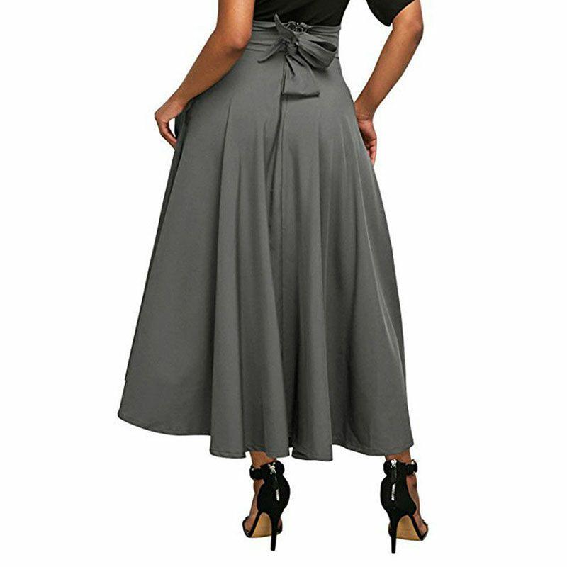 Elegantes Stretch High Waist Vintage Skaterrockkleid mit ausgestellten Falten