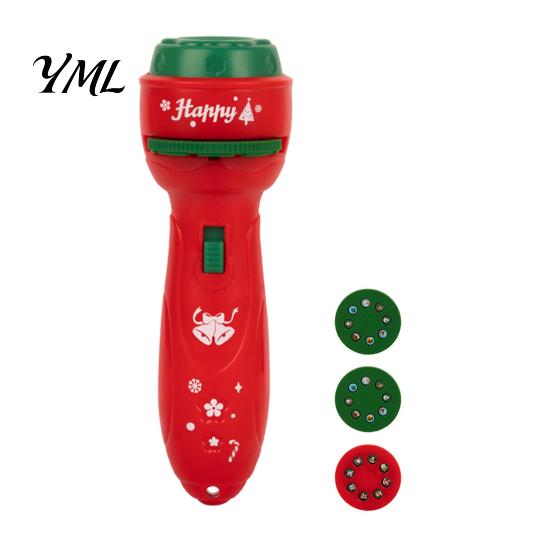 Christmas Theme Projector Light Kids Flashlight with 24/32 Patterns, LED Cartoon Projection Torch, Bedtime Story Lamp Educational Films, Boys