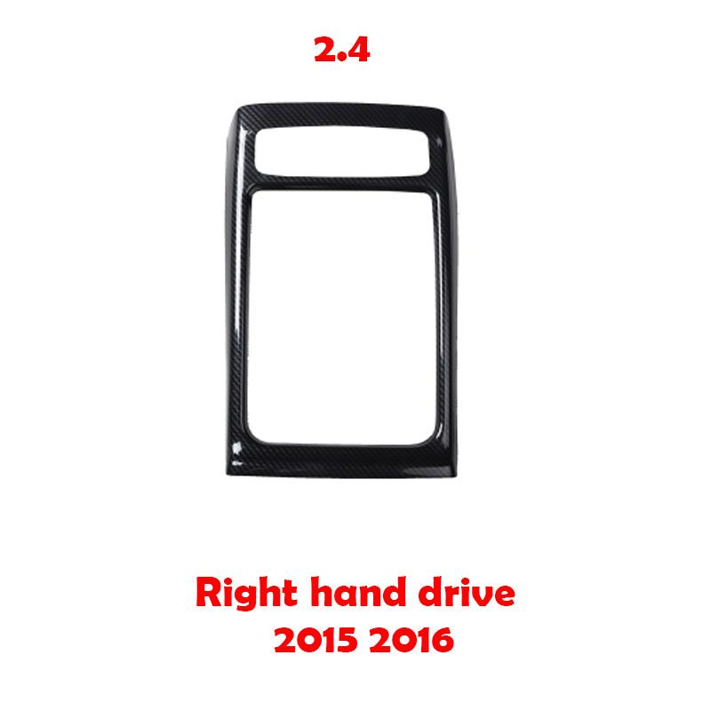 RHD For Honda CRV CR-V 2012 - 2016 Carbon Car Armrest Window Glass Lift Switch Water Cup Gear Shift Air Conditioner Vent Frame