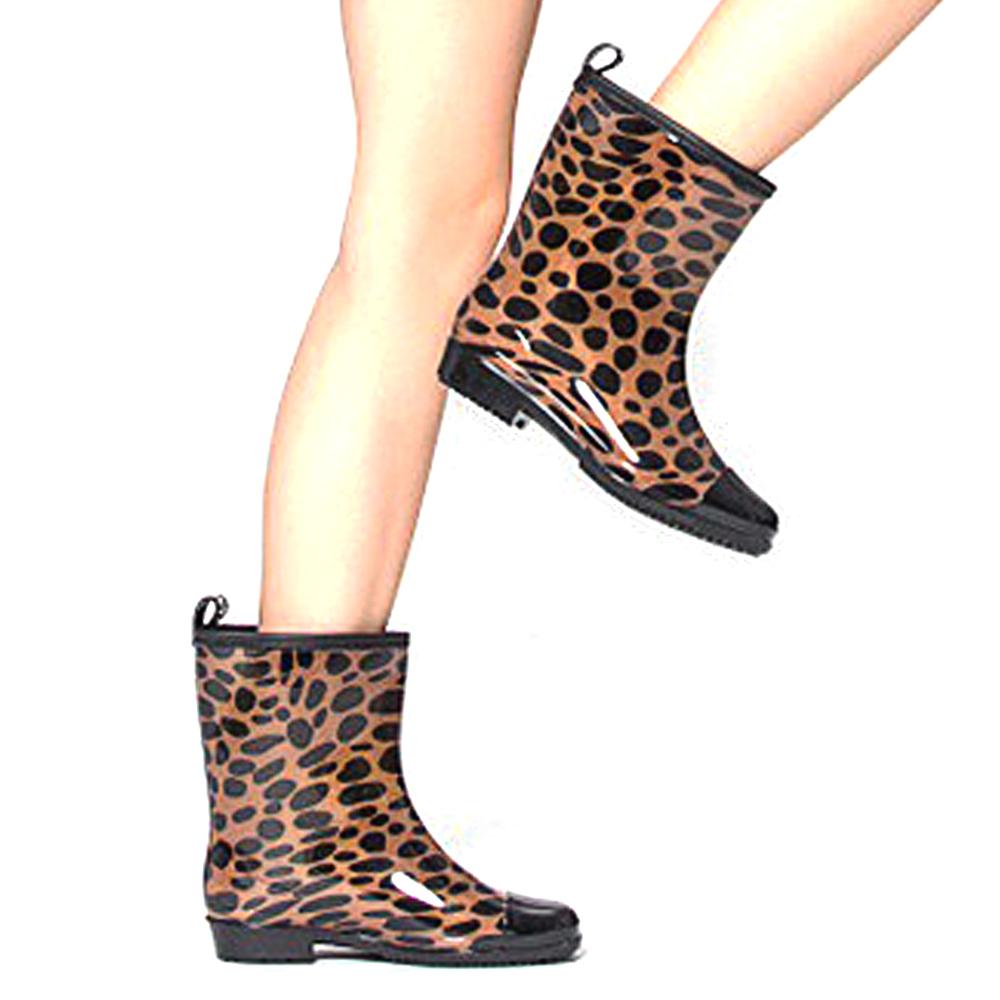 leopard wellies