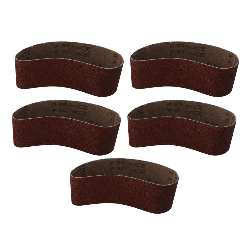 5PCS 40800 Grit Sanding Belt Set Aluminum Oxide Abrasive Paper 75x457mm for Wood Metal Plastic Sanding Machines