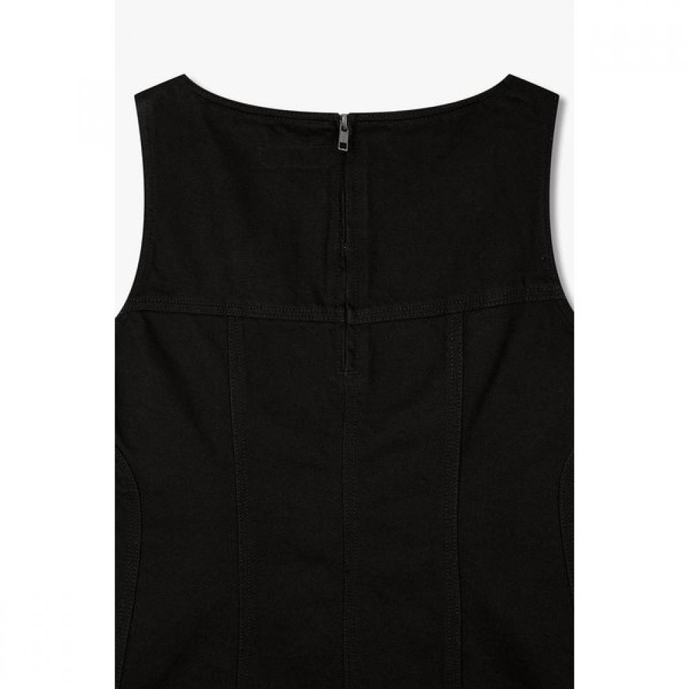 Studio Tomboy Denim Slim Sleeveless Dress  9106241203 