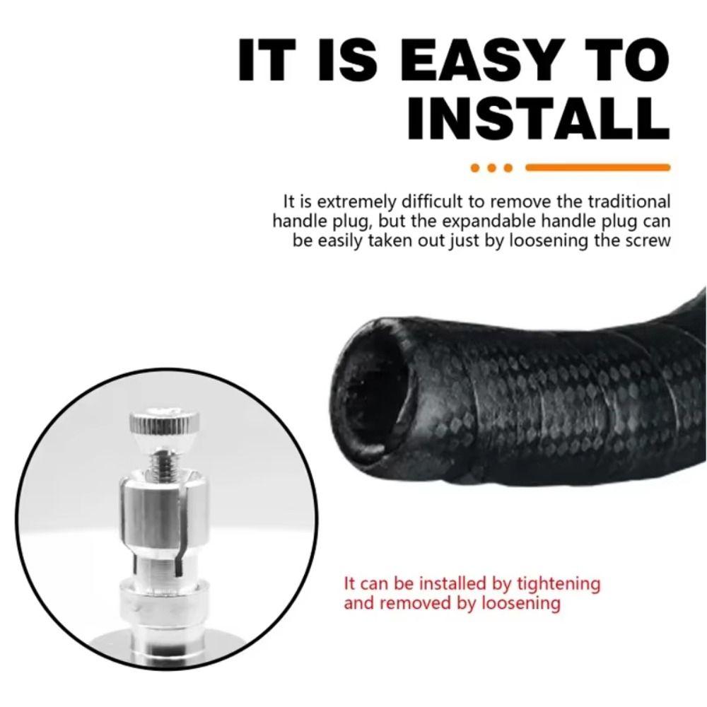 Shock-absorbing Motorcycle Handlebar End Plugs Motorcycle Grips Ends Handlebar Protection