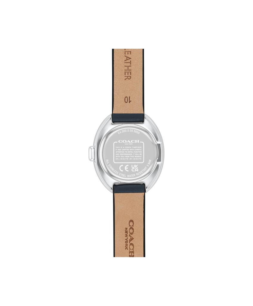 Coach Sammy Black Black Leather 14504424 Women's Watch, Dial, Strap, (Officially Imported)