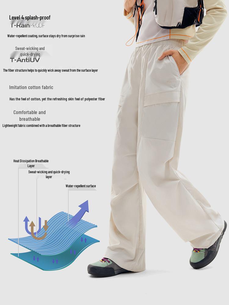 FX Women's Quick-Dry Water-Repellent Outdoor Pants – Paratrooper & Mountaineering Style