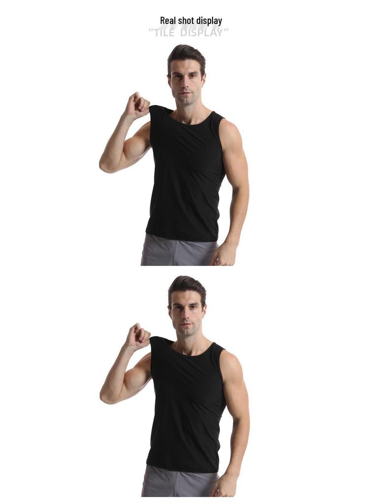 Herren-Saunaanzug: Schweißinduzierende Fitness-Körperformende Weste zum Laufen & für die Taillenkontrolle.