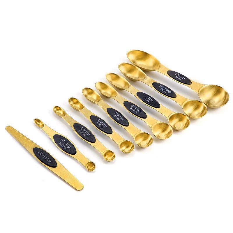 

ZISIZ Magnetic Stainless Steel Measuring Spoons Set
