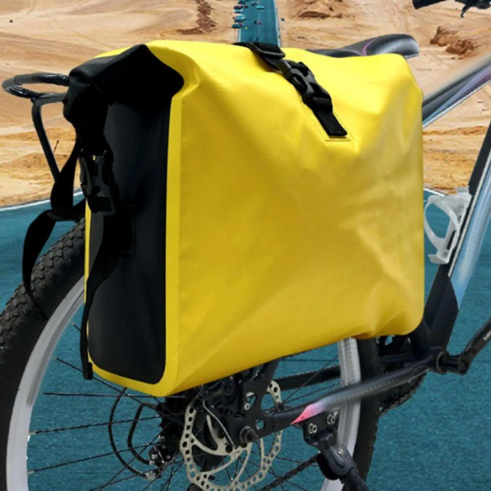 Portable Design Bicycle Cargo Bag Large Capacity Rear Rack Bag Bicycle Saddlebag Mountain Bike