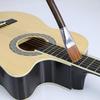 Guitar Violin String Cleaner Brush Tool Wood for Musical Instrument Brown Electronics Computer Keyboard Laptop Cleaning Brush