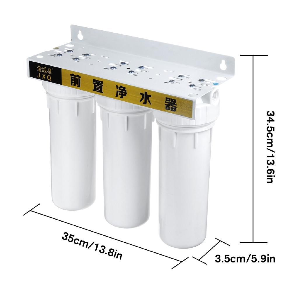 Water Purifier 3 Filter Cartridge PP UDF CTO System Water Filters For Household Straight Drinking Water Purifier