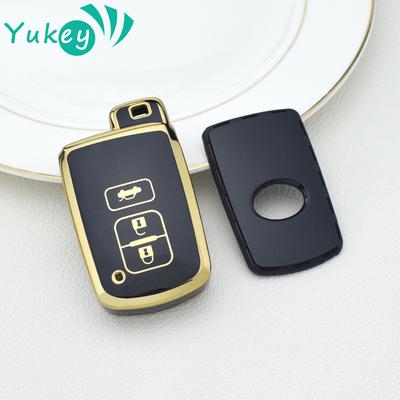TPU Fob Bag for Toyota RAV4 Highlander Auris CHR Avalon Land Cruiser Corolla Camry 3 Buttons Car Remote Key Case Cover Shell