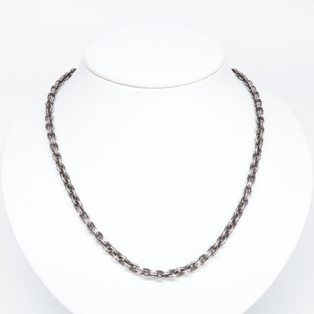 Chrome Hearts 925 18 inch Paper Chain Necklace SilverUsed