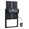 Automatic Chicken Coop Door, DC & Battery Powered Chicken Door with LCD Display, Light Sensor, Timer & Manual Setting, Anti-Pinch Security, Durable
