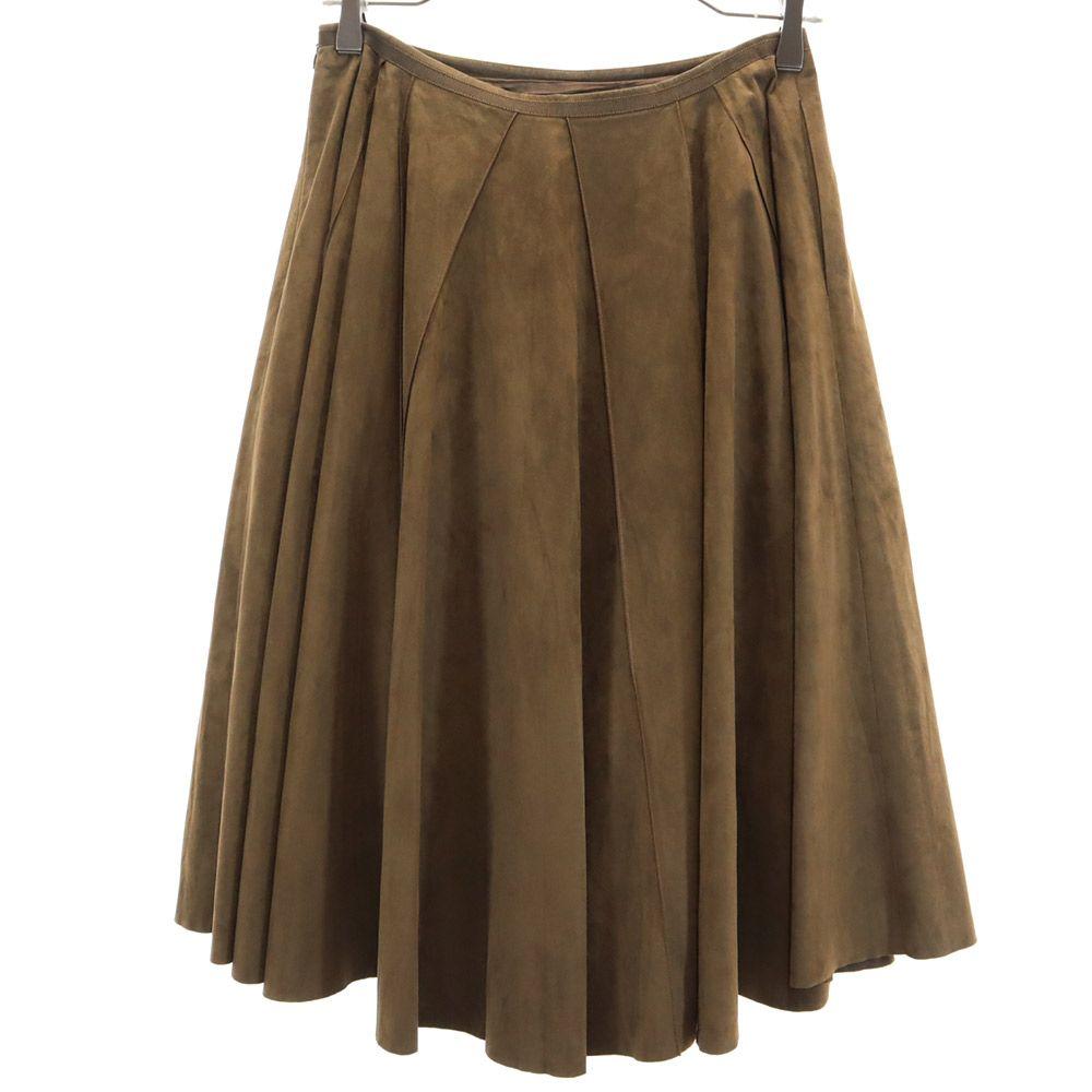 FOXEY made in Japan Mini length Faux leather flare skirt 40 BOUTIQUE Women Used