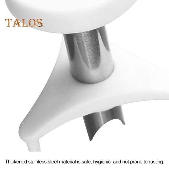 3-teiliger Kokosnuss-Lochstanzer, kompakt, langlebig, Edelstahl, leicht zu verstauen, einfache Bedienung, wiederverwendbarer Kokosnussöffner