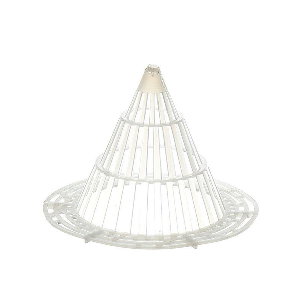 10Pcs Bonsai Hole Mesh Cup Prevent Soil Loss Leakproof Flower Pot Bottom Net Pot Bottom Breathable Conical Breathable Mat