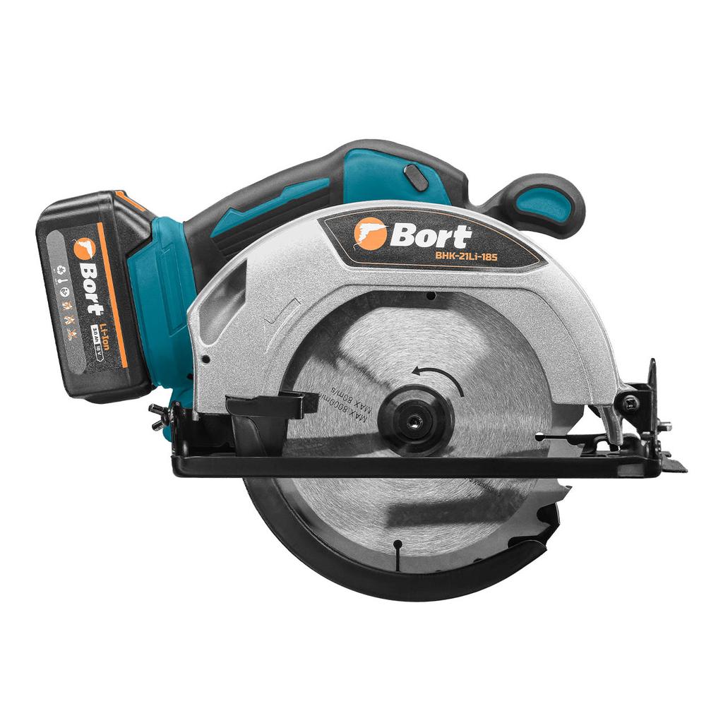 Battery circular saw BORT BHK-21Li-185 (2*3.0 Ah + Charger)