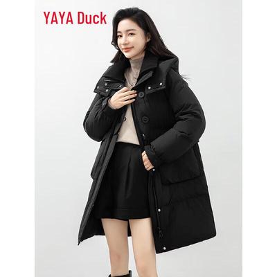 Women's Loose Hooded Down Jacket YE3B635805L