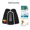 3-teiliges EVA-Surfbrett-Traktionspad, rutschfester Griff-Stomp oder Deckpad, zuschneidbares Deckblatt für Yacht-Skimboards, Longboards, Fishboards und Shortboards