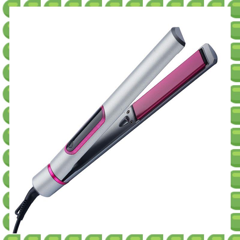 A04V 2 In 1 Hair Straightener And Curler For Styling Flat Iron Hairdressing Tools