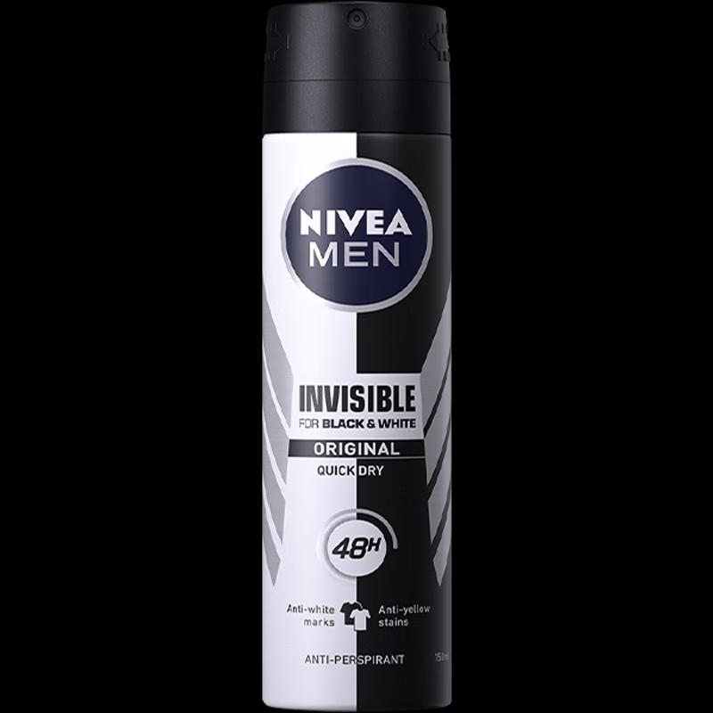 NIVEA Men s Black & White Invisible Antiperspirant Spray