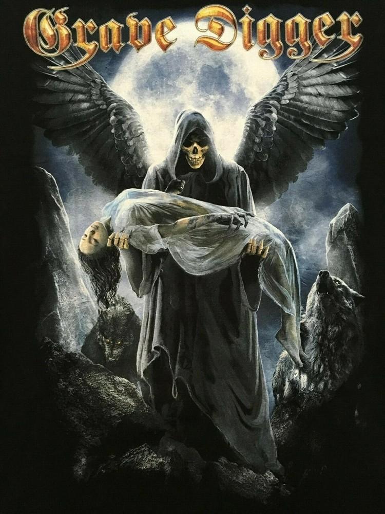 

Grave Digger Album Men Tshirt Black Cotton Tee All Size S4XL SN275 Unisex T-Shirt XXXXL