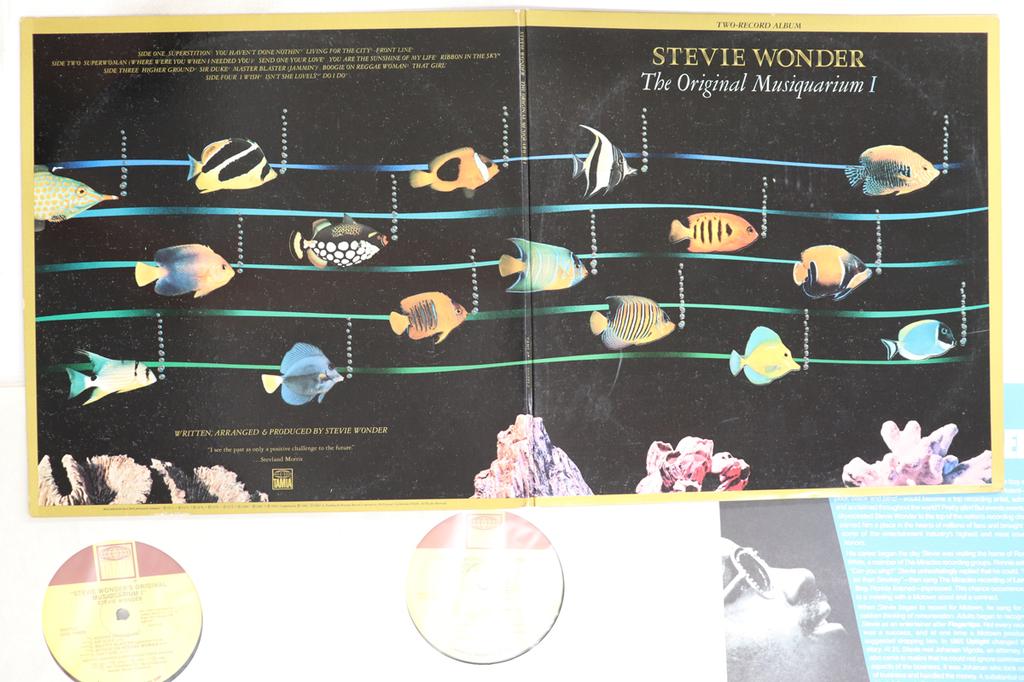 LP Record STEVIE WONDER - Original Musiquarium 1 6002TL2 TAMLA 1982 US Soul/Funk Used