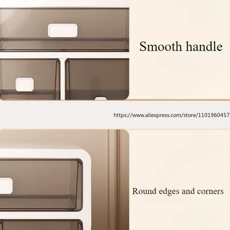 Luxury Makeup Organizer Drawer Type Jewelry Container Cosmetic Storage Box Makeup Case Brush Lipstick Holder Skincare Desktop