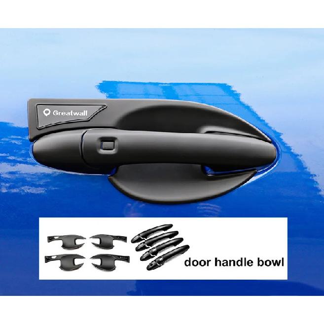 For GWM Ute POER PAO POA CANNON CANNON-L CANNON-X Pickup Rear Lamp Cover Door Handle Bowl Fog Light Trims Great Wall Car Styling