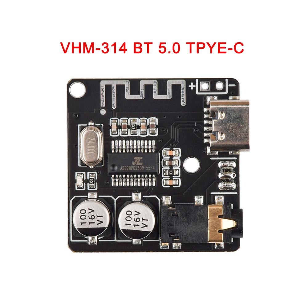 Bluetooth Audio Receiver Board VHM-314 Bluetooth 5.0 MP3 Lossless Decoder Board Wireless Stereo Music Module 3.7-5V