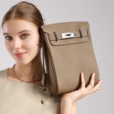 Grenzüberschreitende Togo Oberleder Rindsleder Kelly Tasche Umhänge Brusttasche Unisex Rucksack Mode Echtes Leder Einzelne Schulter Crossbody Tasche