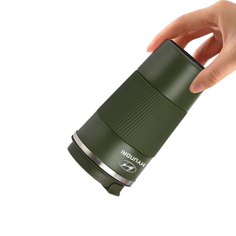 500ml Zanglamaydigan Po'latdan Yasalgan Kofe Tumbleri Termos Krujka Portativ Sayohat Termosi Hyundai Mistra Lafesta Elantra Accent IX35 I20 I30 Azera Sonata uchun