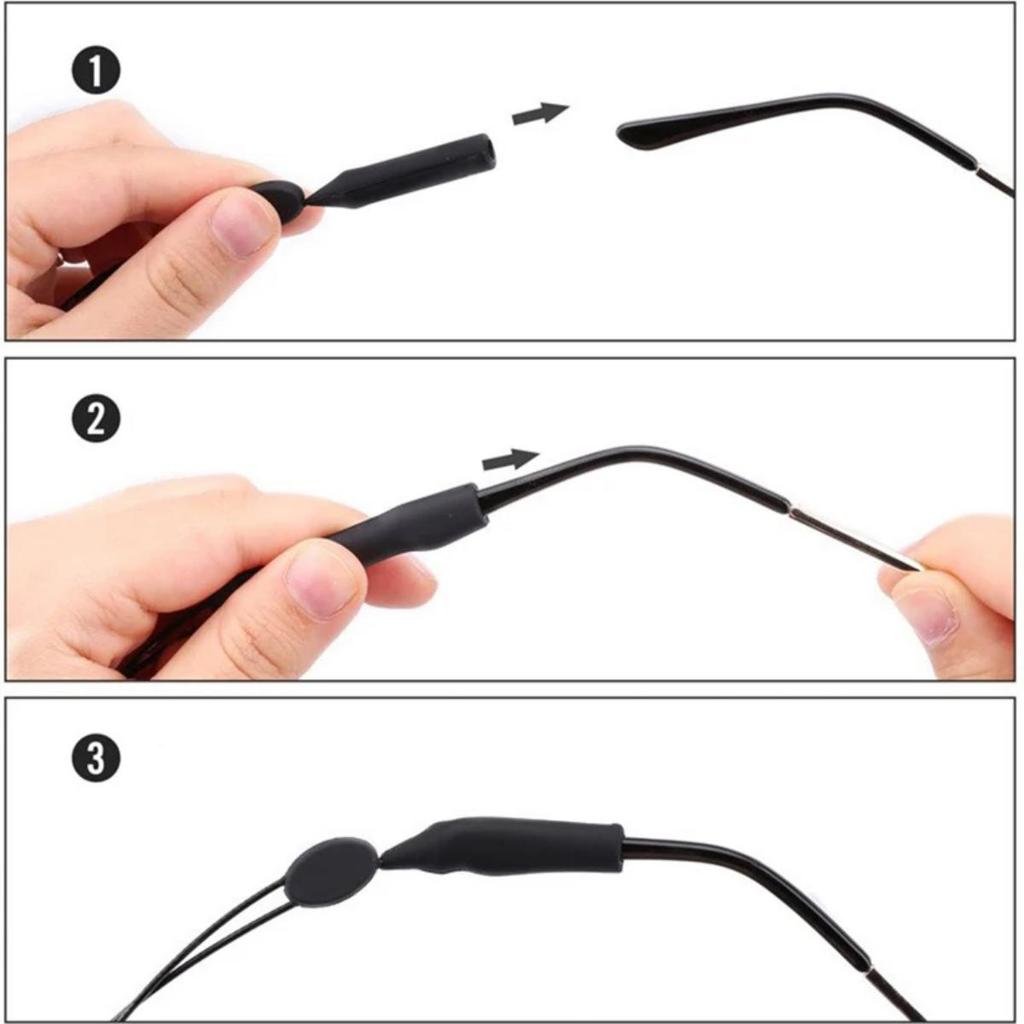 5PCS Adjustable Anti-slip Eyewear Retainer Universal Fit Eyeglass Lanyard Sports Sunglasses Unisex Holder Strap Lanyard