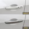 For Honda Civic 10th 2016 2017 2018    ABS Glossy Black Car Door Handle Cover Trim Sticker Car Styling Accessories