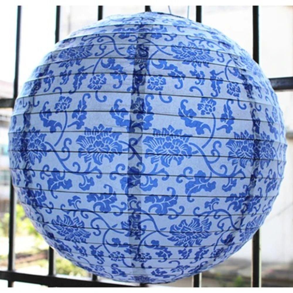 Chinese Style Paper Lantern Printed Festival Supplies Gift Craft Hanging Paper Ball  Wedding