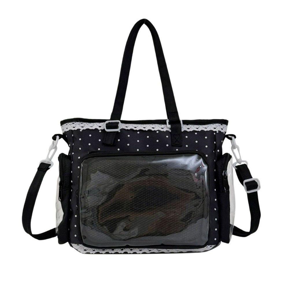 Borsa a Tracolla Trasparente Stile Balletto Pois Anime Y2k Lolita Borsa a Tracolla da Donna