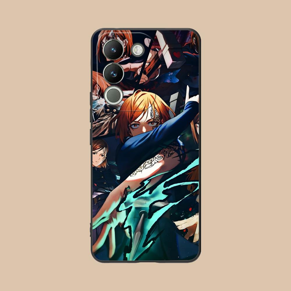 Jujutsu Kaisen Nobara Mobile Phone Case for VIVO V60 V50 V40 V30 V29 V27 V25 V23 Pro Lite 5G Colorful Printing Cover Smartphone